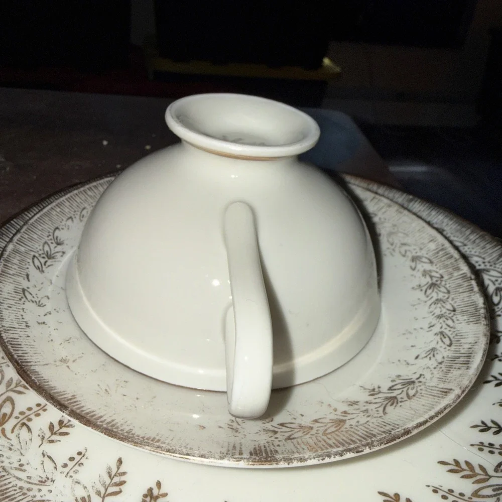 Vtg Rare Winterling Marktleuthem Bavaria Tea Cup, Saucer, Dessert Plate 3 pc set